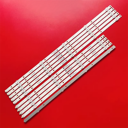 10pcs LED Strips For INSIGNIA NS-55DF710NA21 NS-55DF710NA19 LB55135 V0