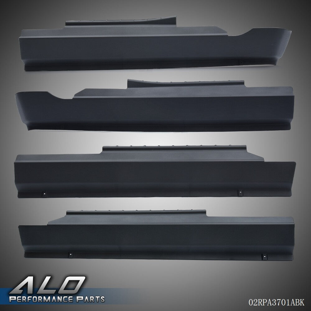 Solid Spare Fit For 2009-2018 Dodge Ram Crew Cab Rocker Panel Sill Plate Cover 14064