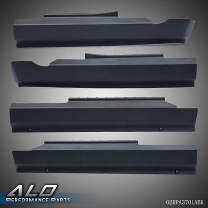 Solid Spare Fit For 2009-2018 Dodge Ram Crew Cab Rocker Panel Sill Plate Cover 14064