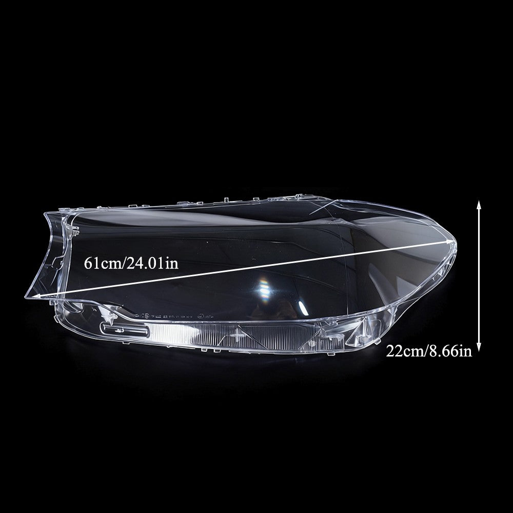For BMW G30 G31 G38 5 Series 2016-2020 Pair Headlight Len Cover+Glue Clear Shell