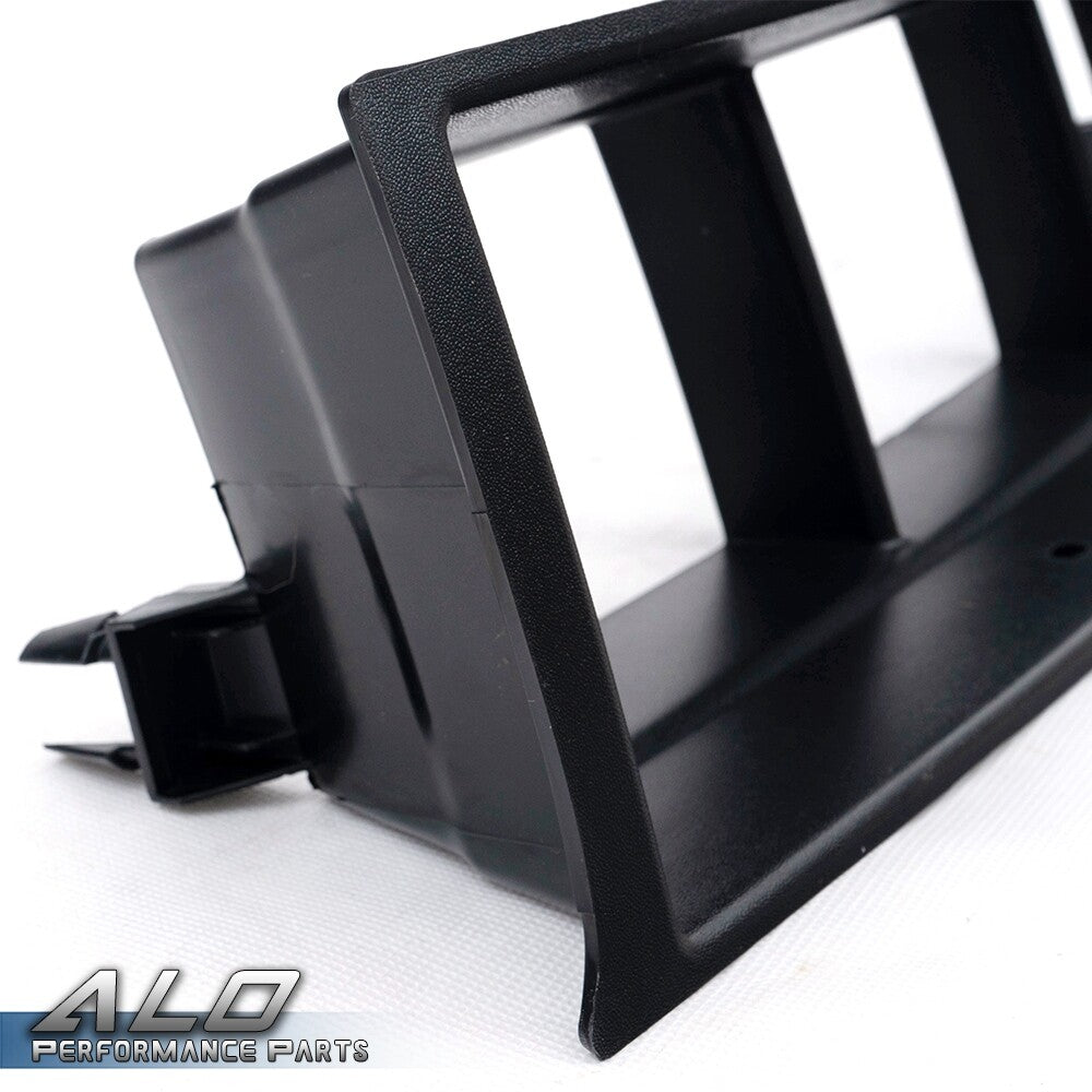 Solid Spare Fit For 2009-2014 Ford F-150 Front Bumper Lower Grille Insert Trim Panel Black