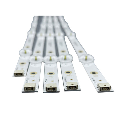 10pcs LED Strips For INSIGNIA NS-55DF710NA21 NS-55DF710NA19 LB55135 V0