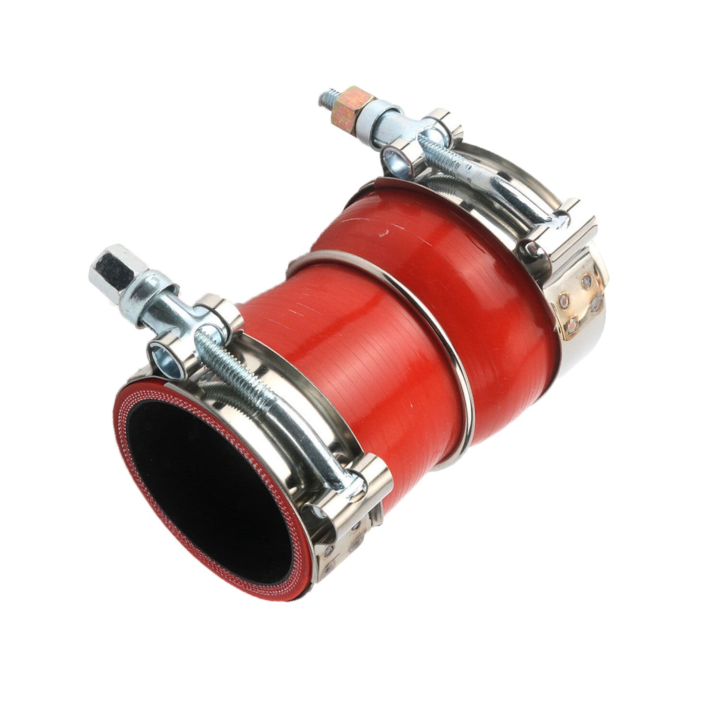New For Cummins ISX15 Engine Hose-Plain Silicone W/ 2PCS Clamps Red 3687223 USA