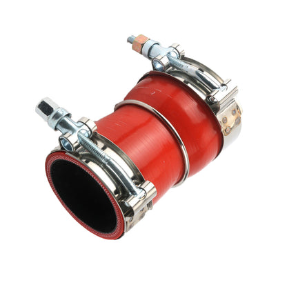 New For Cummins ISX15 Engine Hose-Plain Silicone W/ 2PCS Clamps Red 3687223 USA