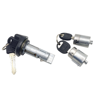 For GMC Chevy KEYED ALIKE 2 KEYS IGNITION SWITCH & DOOR LOCK CYLINDER