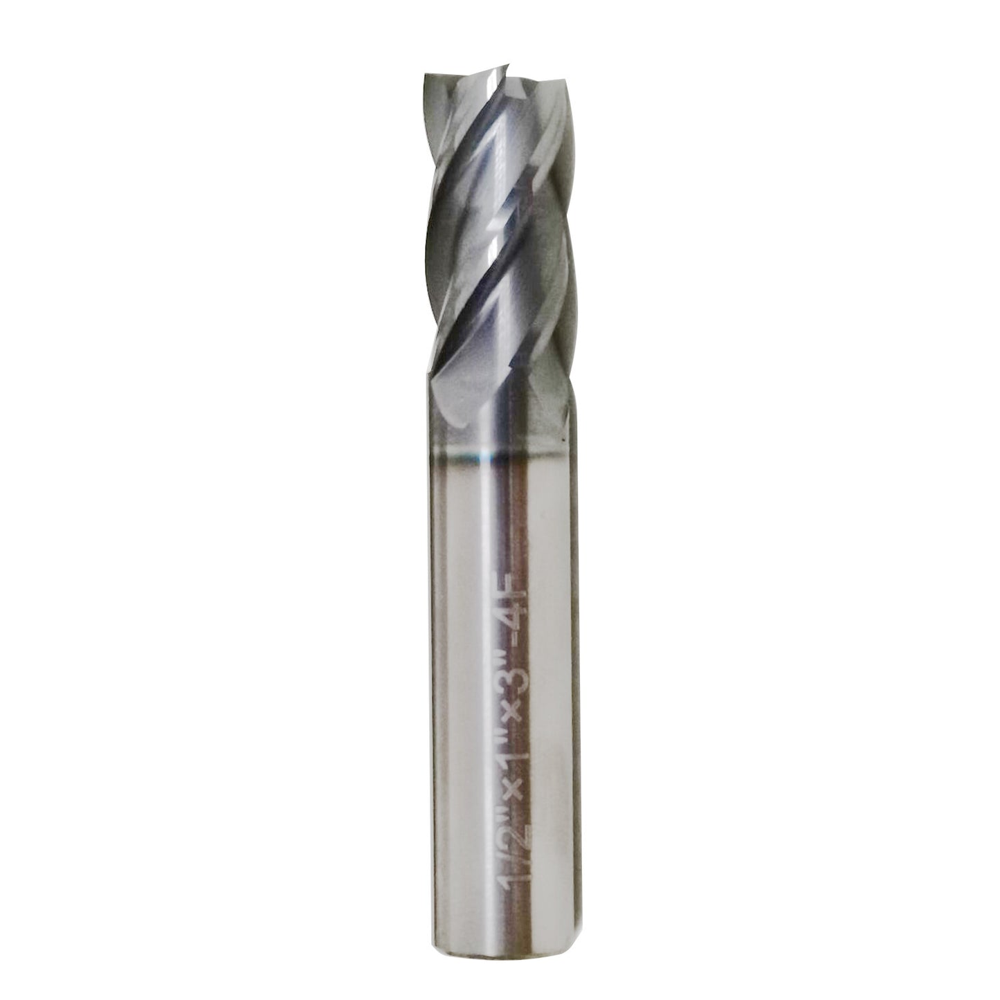5 PCS 1/2" 4 FLUTE CARBIDE END MILL - REGULAR LENGTH - TiALN COATED New