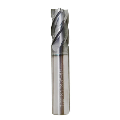5 PCS 1/2" 4 FLUTE CARBIDE END MILL - REGULAR LENGTH - TiALN COATED New