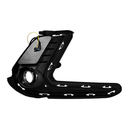 LED Sequential Turn Signal DRL Fog Lights w/Hole For 2016-2018 Hyundai Elantra