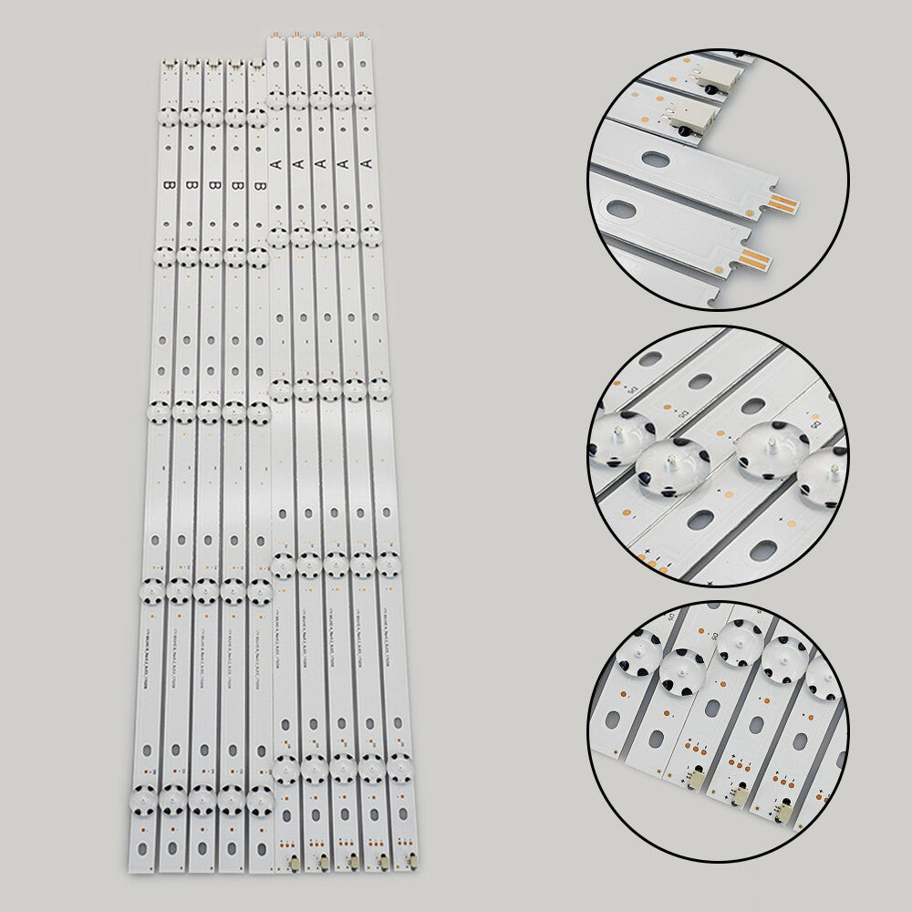 For Sony KD-60X690E KD-60X695E LED Backlight Strips(10) 17Y 60UHD A B REV02 NEW!
