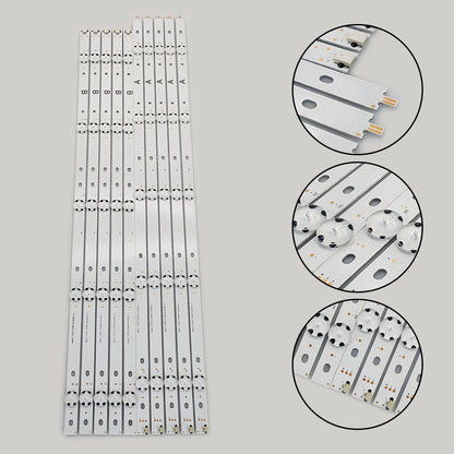 For Sony KD-60X690E KD-60X695E LED Backlight Strips(10) 17Y 60UHD A B REV02 NEW!