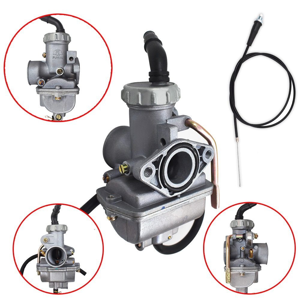 Solid Spare Carburetor & Throttle Cable Carb For Honda XR80 XR80R CRF80F XL70 SL70 XL75
