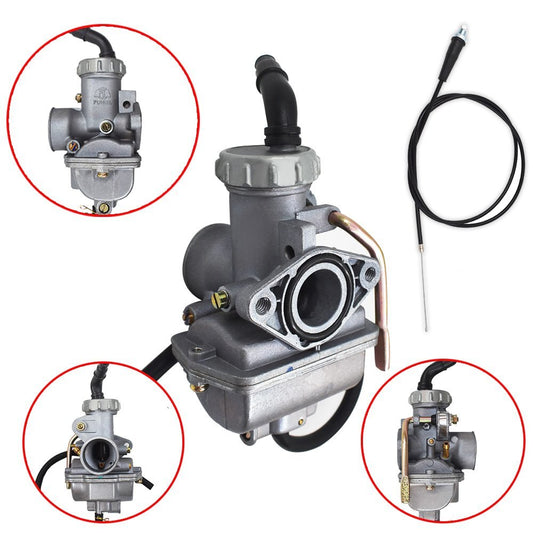 Solid Spare Carburetor & Throttle Cable Carb For Honda XR80 XR80R CRF80F XL70 SL70 XL75