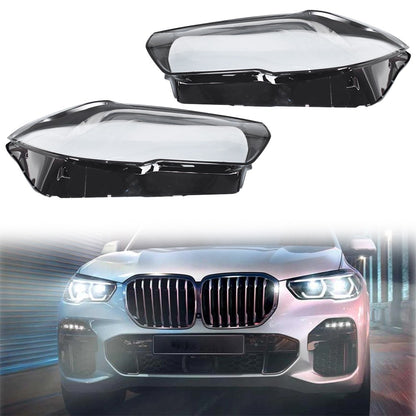 New A Pair Headlight Lens Cover For BMW X5 X6 G05 G06 2019-2022 Left & Right US