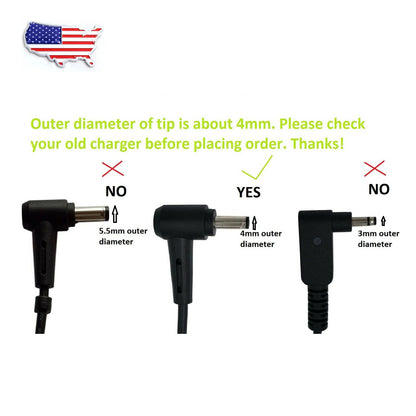 For ASUS 19V 2.37A 45W AC Adapter Charger Power Supply For AD883J20 X540S 4.0 mm