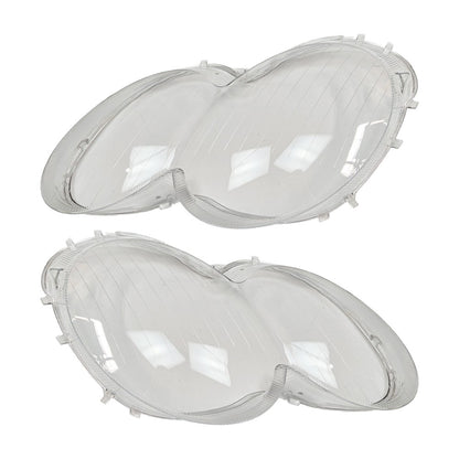 For 2003-2008 Mercedes-Benz W230 SL500 A Pair Clear Front Headlight Lens Cover