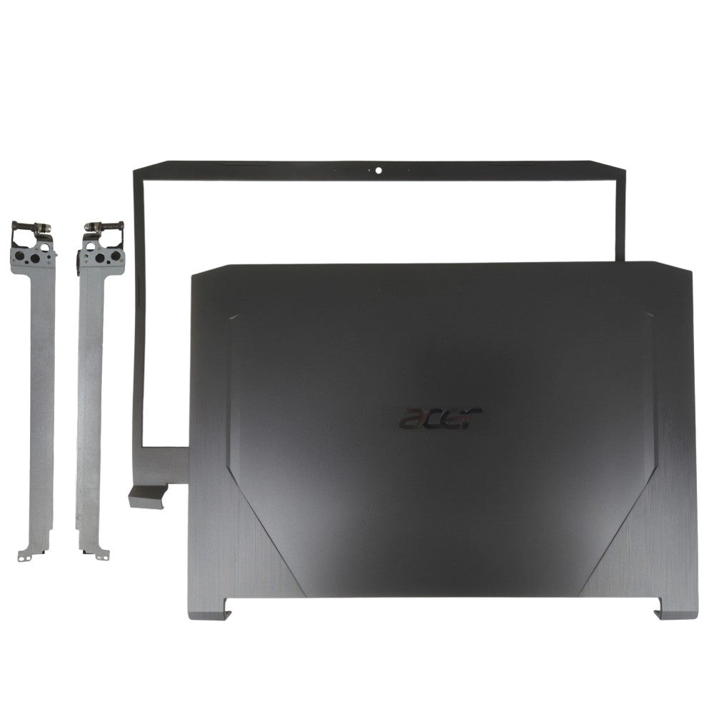 Black Back Cover+ Bezel+ Hinges For Acer Nitro AN515-44 AN515-55 Top AP336000301