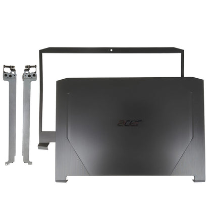 Black Back Cover+ Bezel+ Hinges For Acer Nitro AN515-44 AN515-55 Top AP336000301