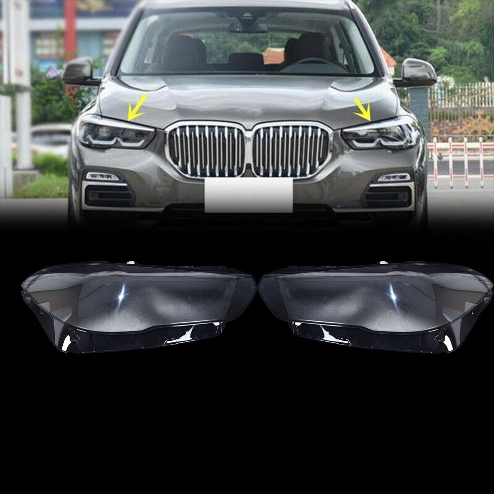 New A Pair Headlight Lens Cover For BMW X5 X6 G05 G06 2019-2022 Left & Right US