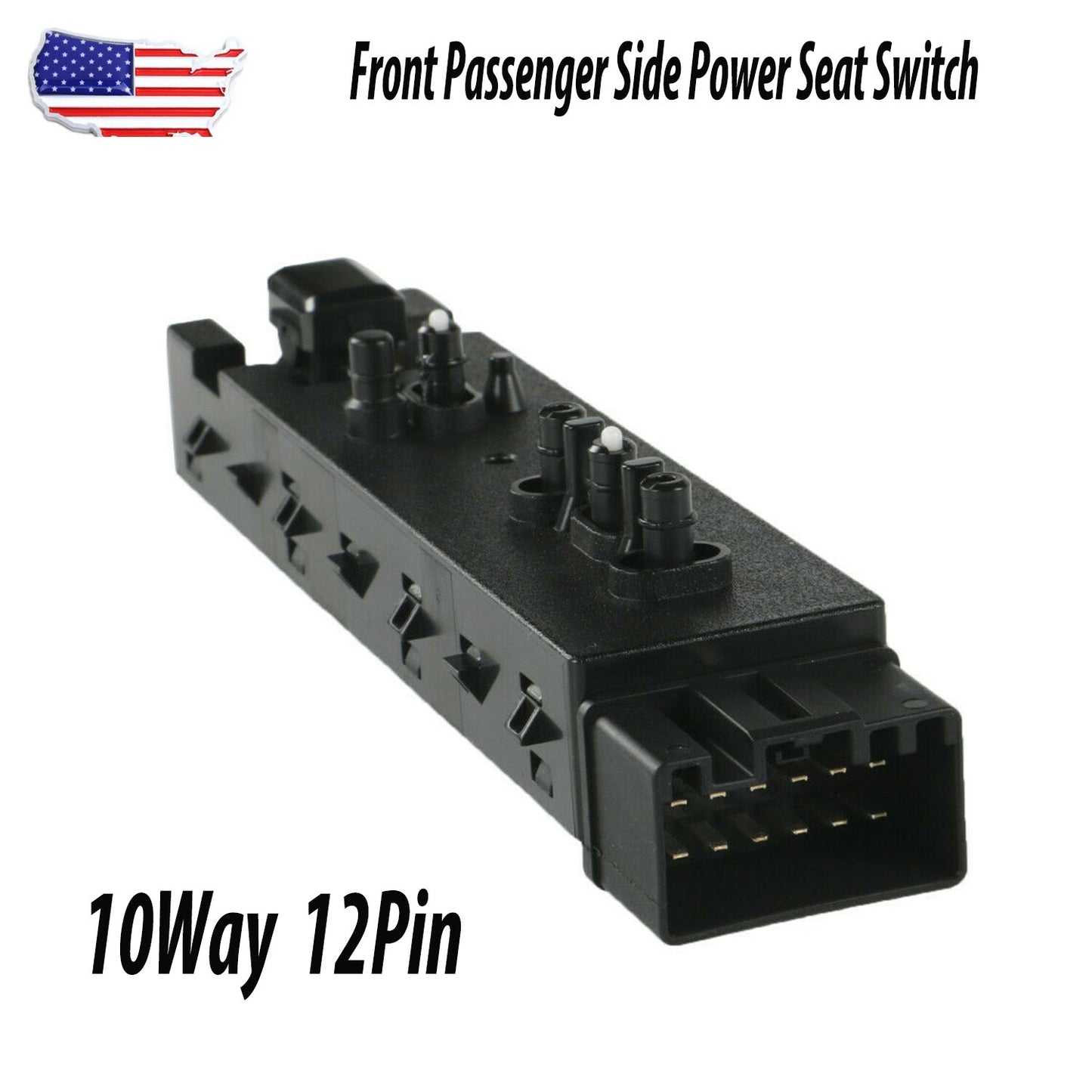 Seat Switch Front Passenger Side Black SW6556 SW7259 For Ford F150 2009-2017