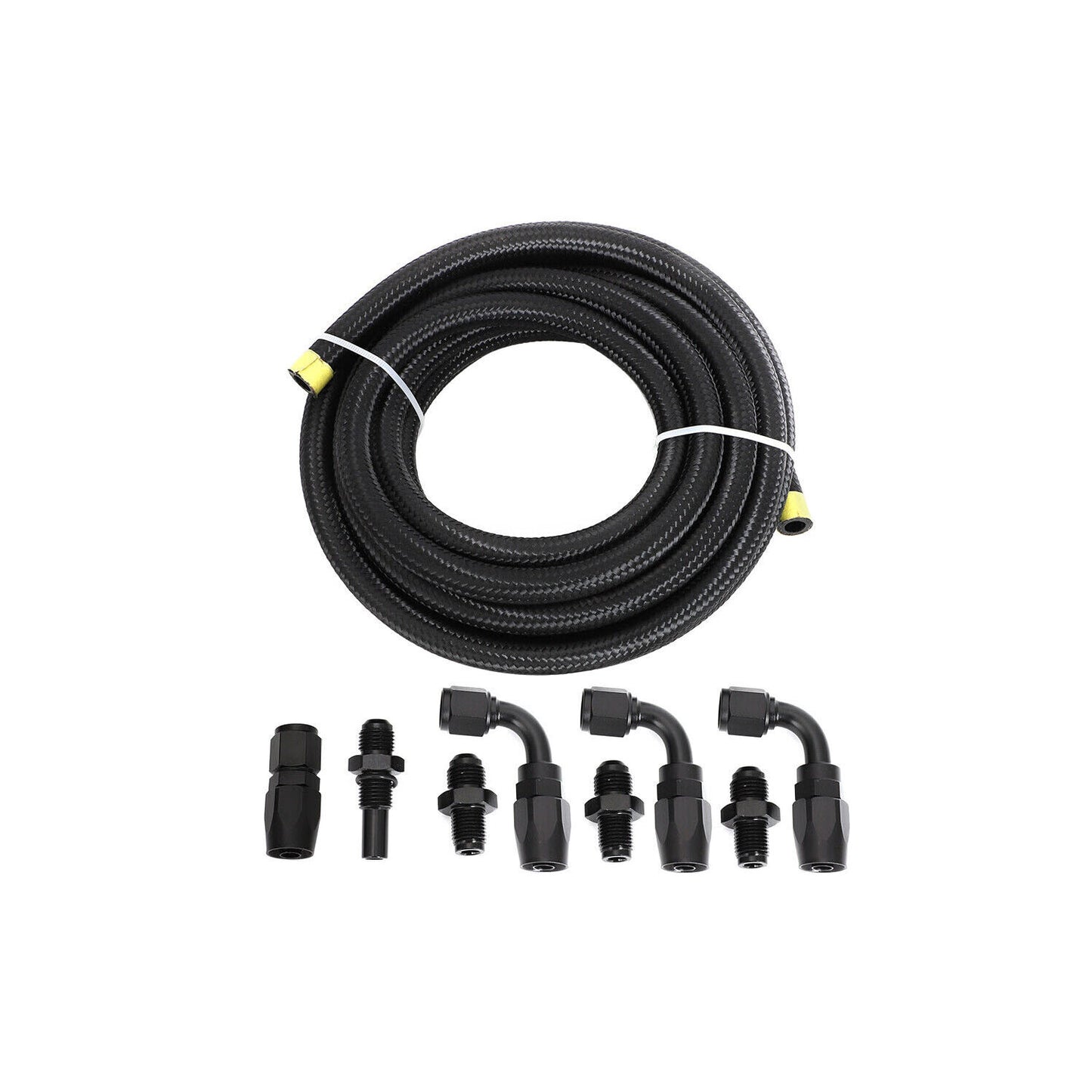 New Automatic Transmission Cooler Line For GM 4L80E 6AN Nylon Steel Braided Line