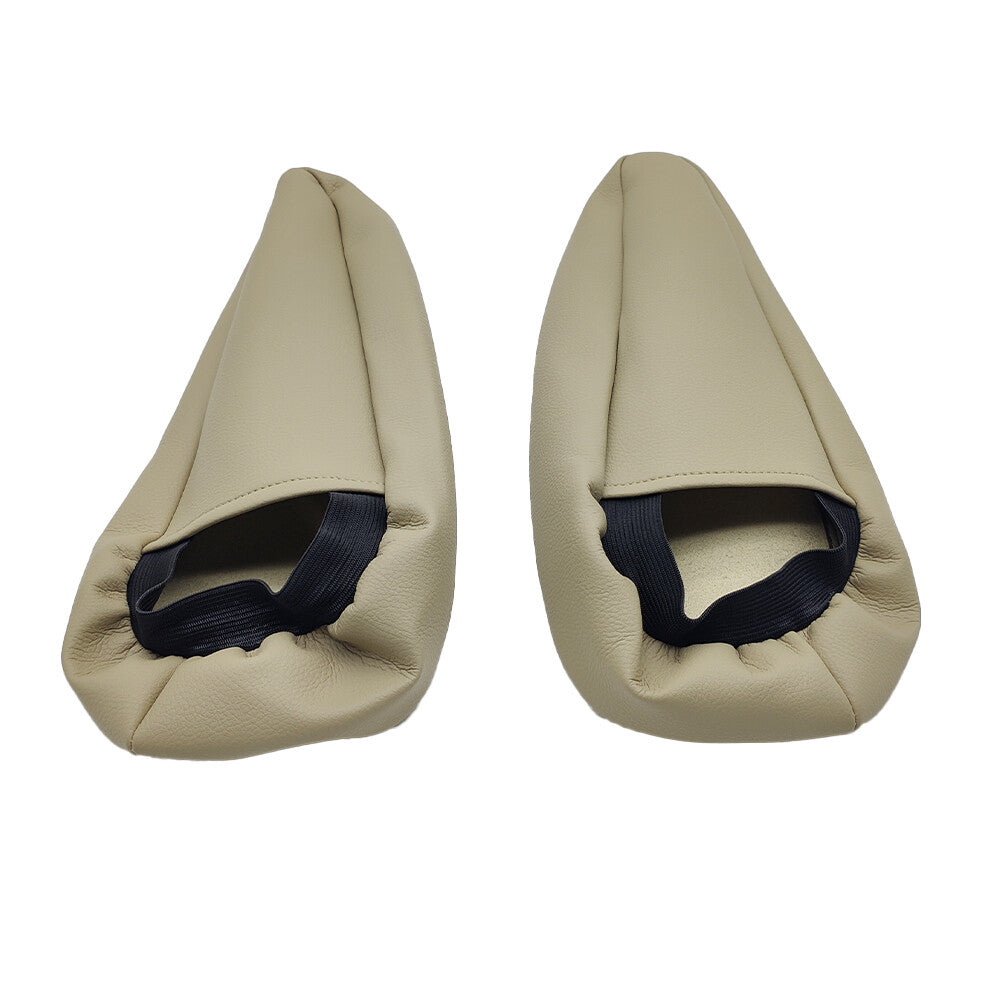 2pcs For 2003-2009 Lexus GX 470 Seat Armrest Leather Cover Beige Tan