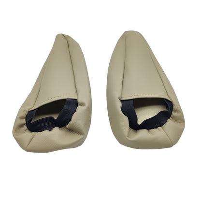 2pcs For 2003-2009 Lexus GX 470 Seat Armrest Leather Cover Beige Tan