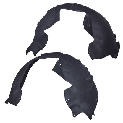 Front Driver & Passenger Side Fender Liner Set w/ Clips For 2009-2012 Audi A4 S4