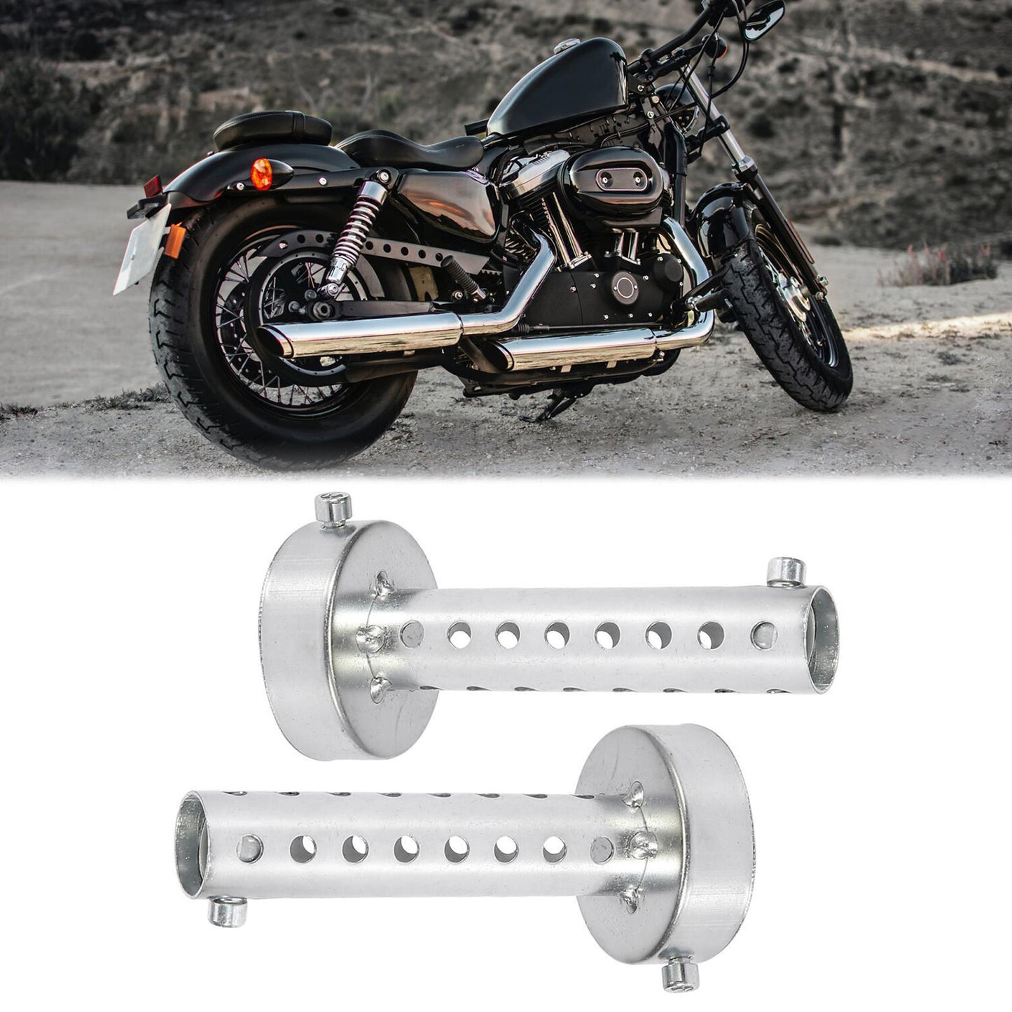 Exhaust Pipe Silencer Muffler Insert Baffle Silencer Motor Motorcycle Universal