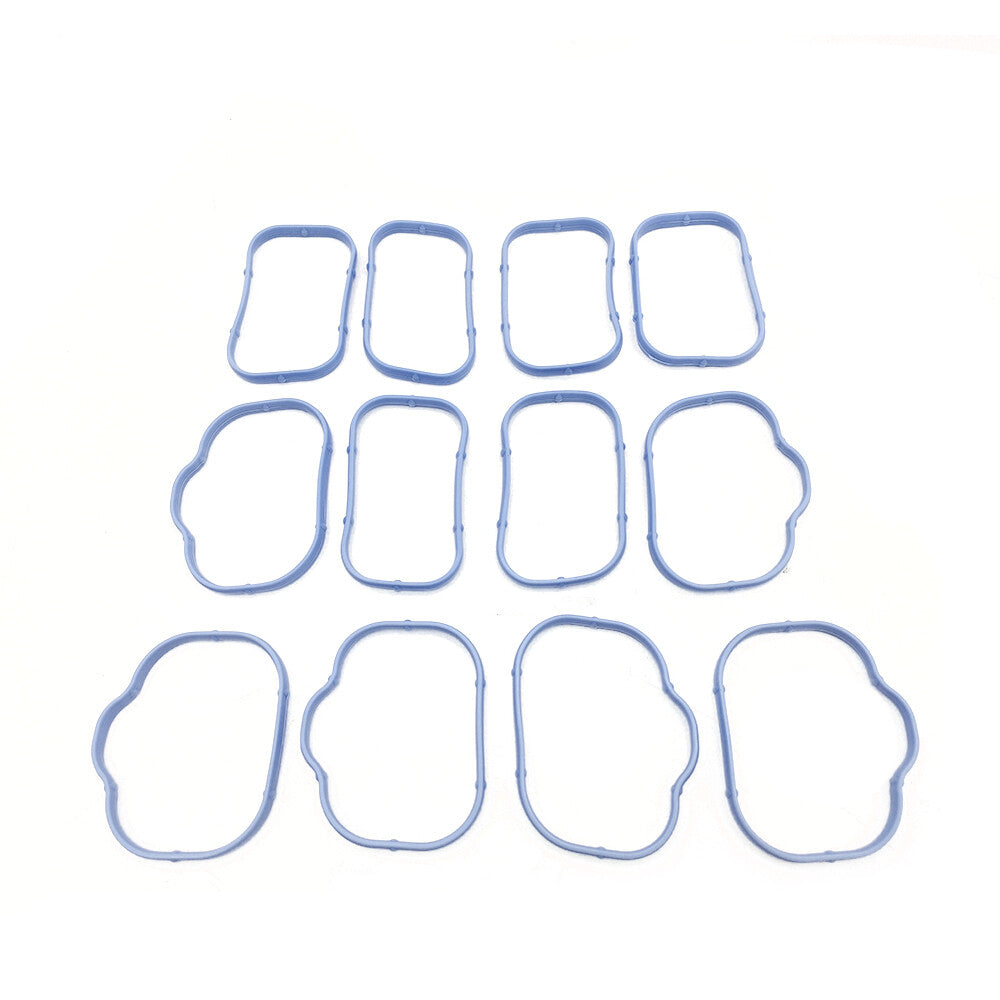 12x Intake Manifold Plenum Lower Upper Gaskets For 2011-2019 Jeep Grand Cherokee