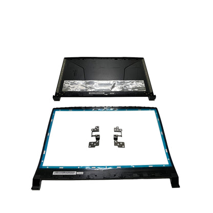 Plastic Back Cover Bezel Hinges Black For MSI Katana GF66 11UG MS1581 MS-1582 US