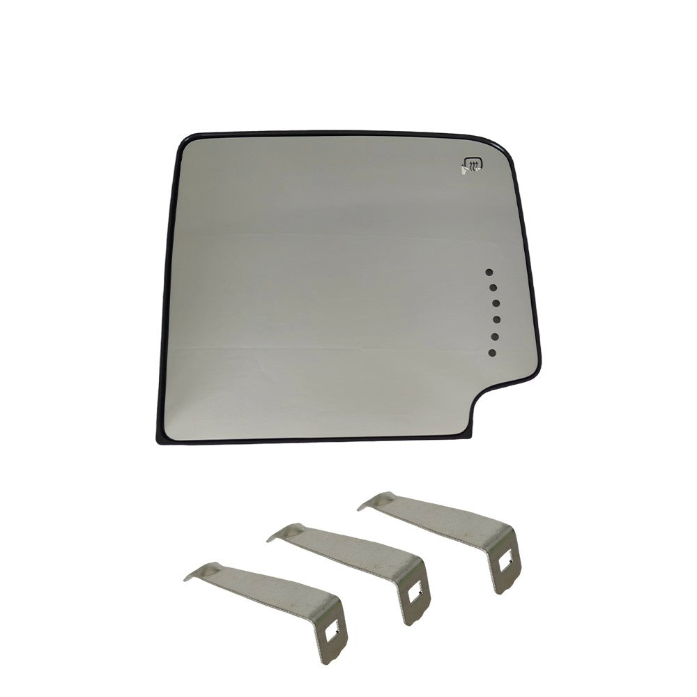 Upper Towing Mirror Glass Power Heated Passenger Side For 2016-2019 Chevy GMC