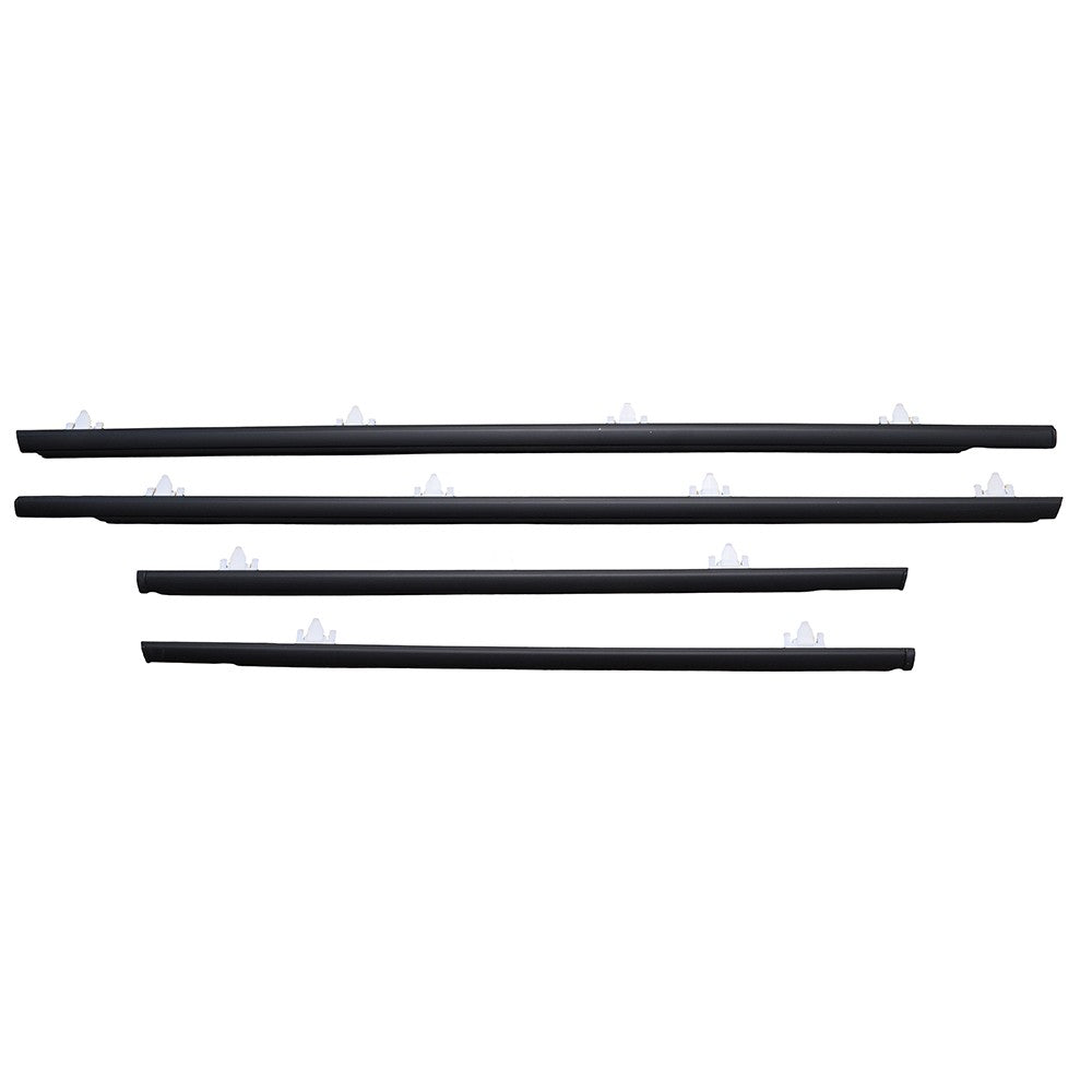Front Rear Door Belt Glass Weatherstrip Seal For Nissan Sunny B13 Sentra Tsuru