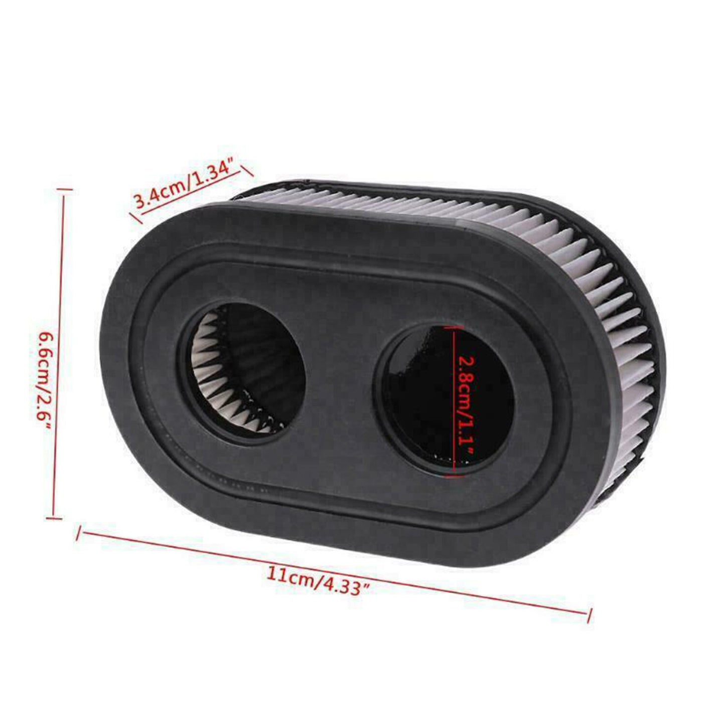 5Pcs Air Filter For Briggs Stratton 798452 593260 5432 5432K 09P702 Lawn Mower