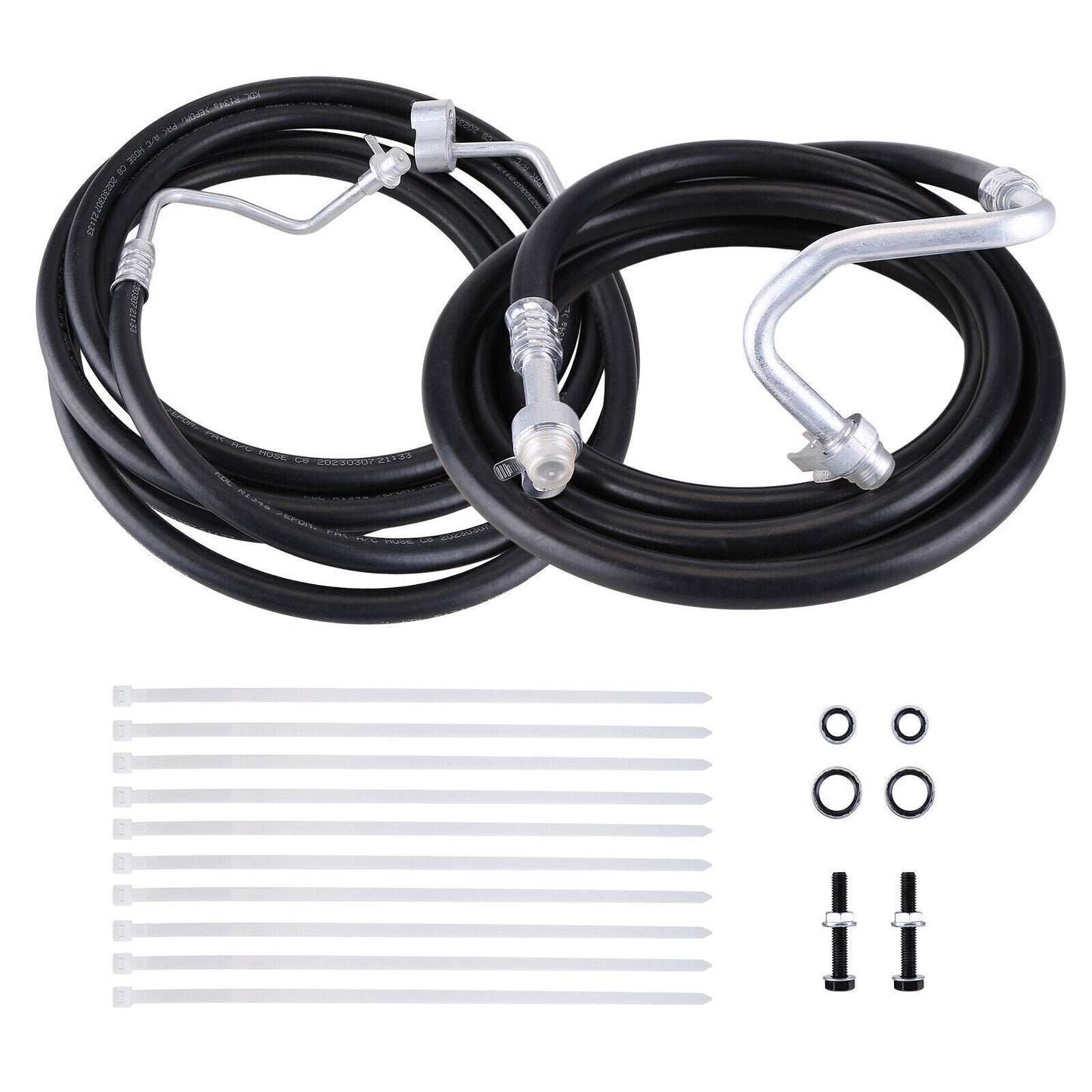Rear AC Line Set Fit For 2007-2014 Chevy Suburban Rear Aux AC Hose Kit SU33468