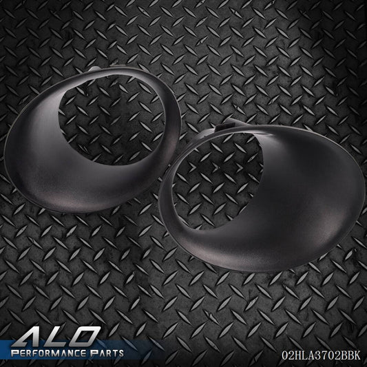 Solid Spare Fit For 02-08 Dodge Ram 1500 2500 3500 Bumper Fog Light Lamp Bezel Cover Black