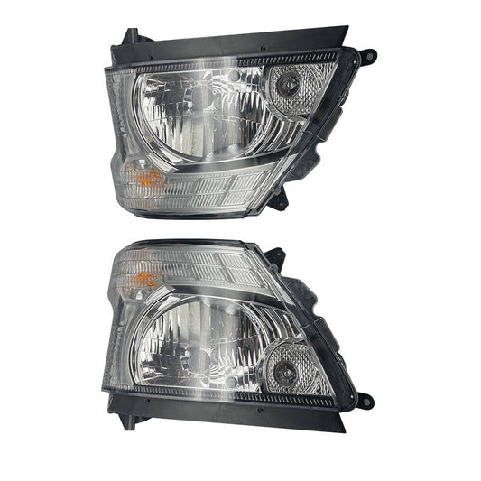 Solid Spare For Hino 155 195 195h 195h DC 300 Headlamp 2012-2022 Both Sides Headlight LH+RH