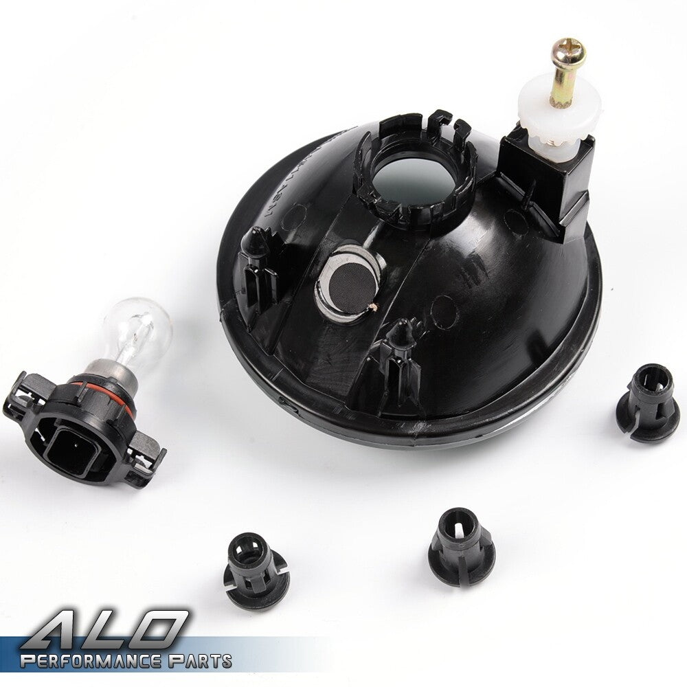 Solid Spare Smoked Fog Lights Fit For 07-2014 Chevy Tahoe Avalanche Suburban GMC with Bulbs