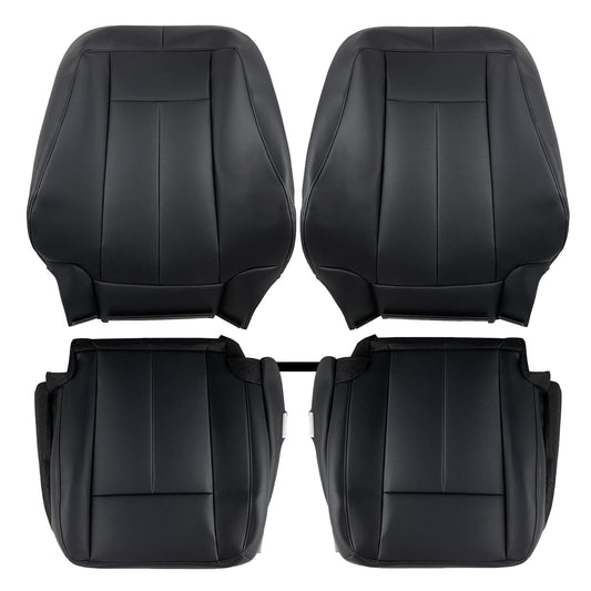 For 2007-2014 Ford Expedition Driver Passenger Bottom Top Leather Seat Cover