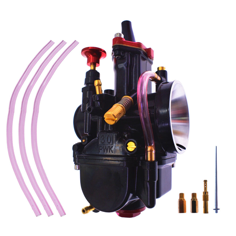 Solid Spare 30mm PWK30 4T Motorcycle Carburetor Power Jet Racing Scooter Pit Bike ATV Carb