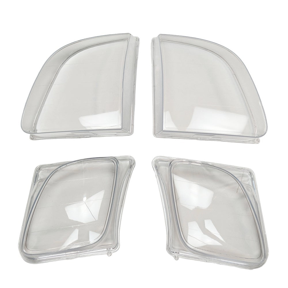 For Lexus LX470 1998-2007 Headlight Clear Lens Cover Housing+Seal Glue W/O Bulbs
