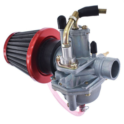 Solid Spare Carburetor & Air Filter For Eton RXL70 ATV 2-Stroke Quad 4 Wheeler
