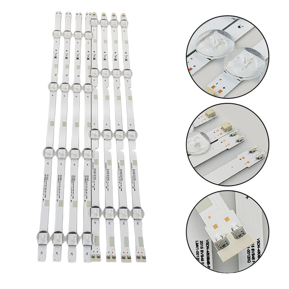 For Samsung UN48J5200AFXZA LED Backlight Strip Set (8) BN96-37296A BN96-37297A