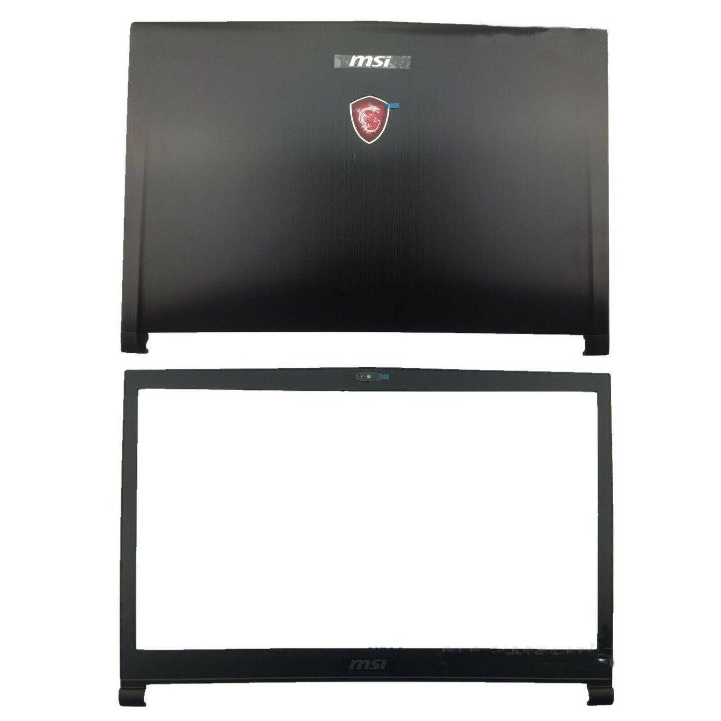 New Black LCD Back Cover Top & Front Bezel For MSI GS73 GS73VR MS-17B1 7RG-035CN