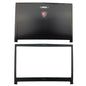 New Black LCD Back Cover Top & Front Bezel For MSI GS73 GS73VR MS-17B1 7RG-035CN