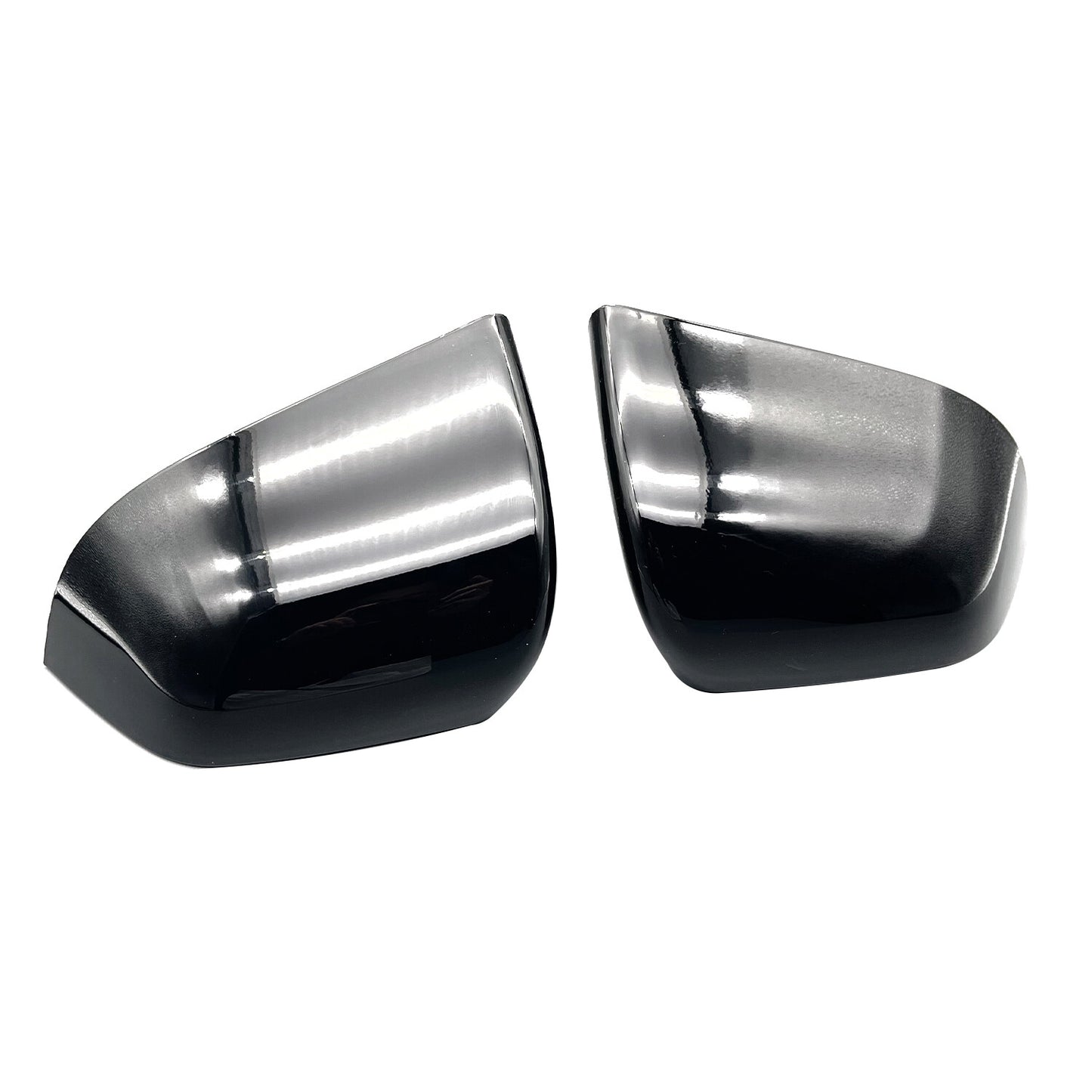 2X Left+Right Rear View Side Mirror Cover Skull Cap Black Fit For Tesla Model y
