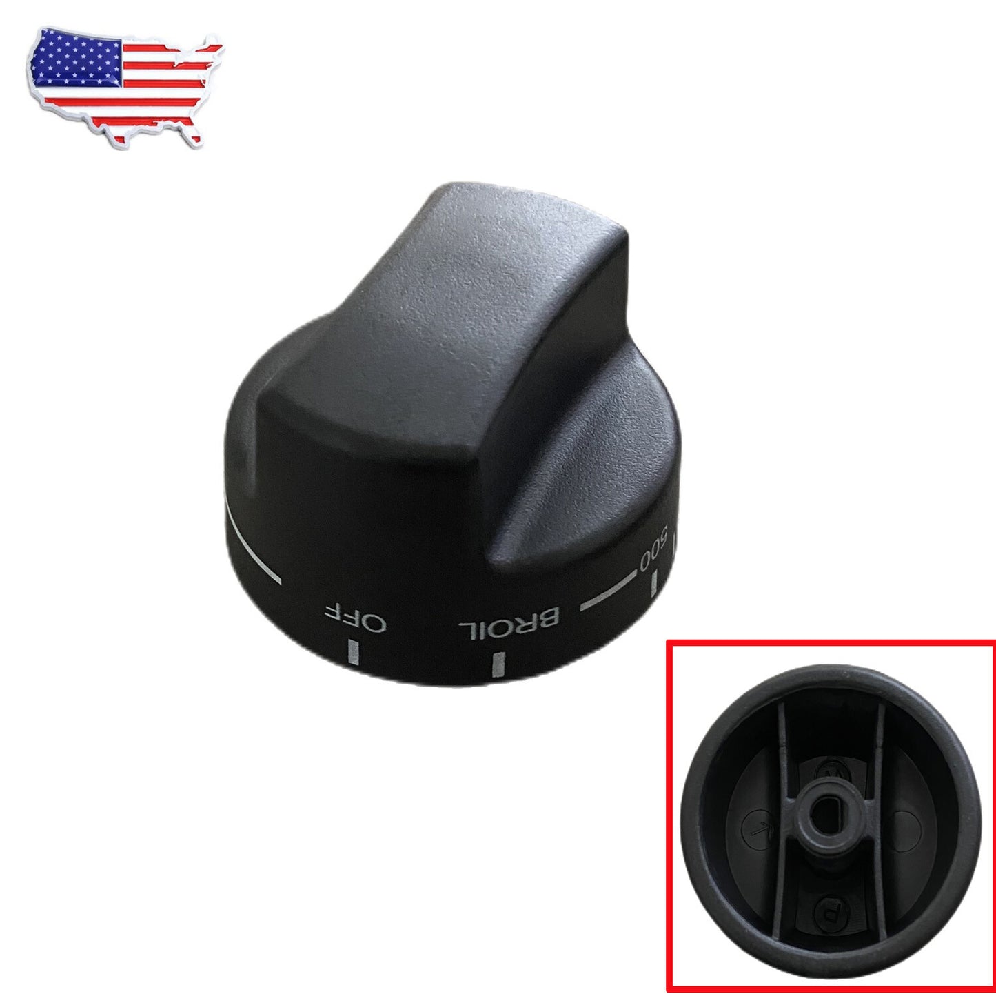 New Black Oven Thermostat Knob PB010099 PPS For Viking Oven PPS Free Shipping US