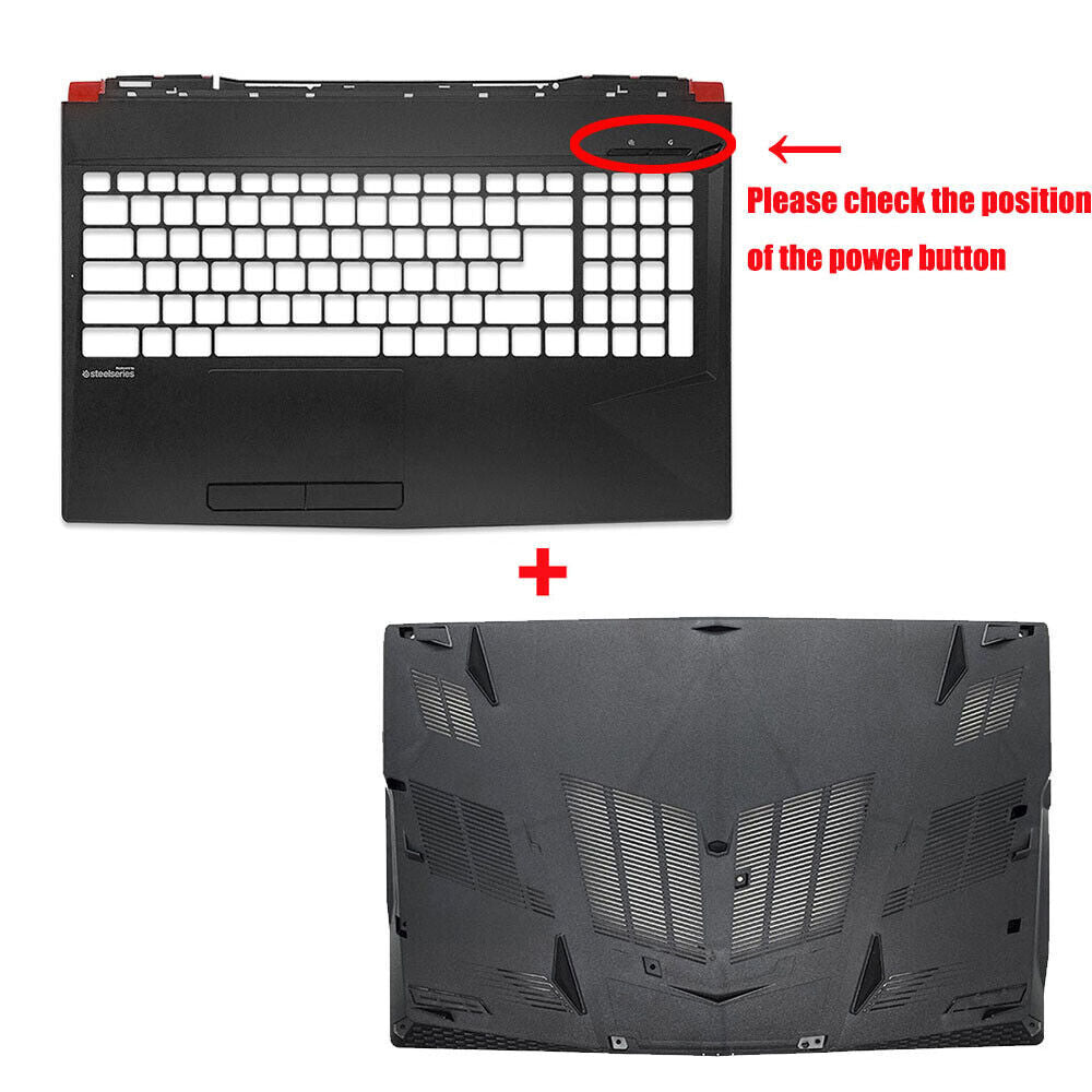 New For MSI GL63 GP63 GP63VR MS-16P7 MS-16P4 Upper Case & Bottom Base Case Cover