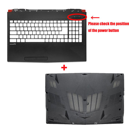 New For MSI GL63 GP63 GP63VR MS-16P7 MS-16P4 Upper Case & Bottom Base Case Cover