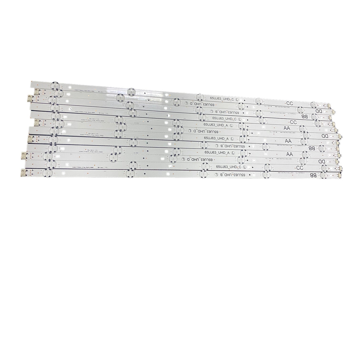 LED strips For 65UJ634V 65UJ6300 65UJ630V 65UJ5500 65UJ63_UHD_A B C D