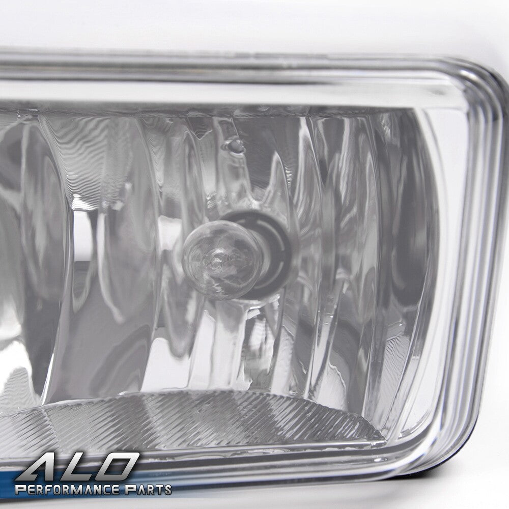 Solid Spare Fit For 07-2015 Chevy Silverado 1500 2500 3500 HD Tahoe Bumper Fog Lights Lamps